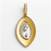 Charm Idee Preziose dal 1987 in Oro amarillo Zircone IP.CHK18M/52